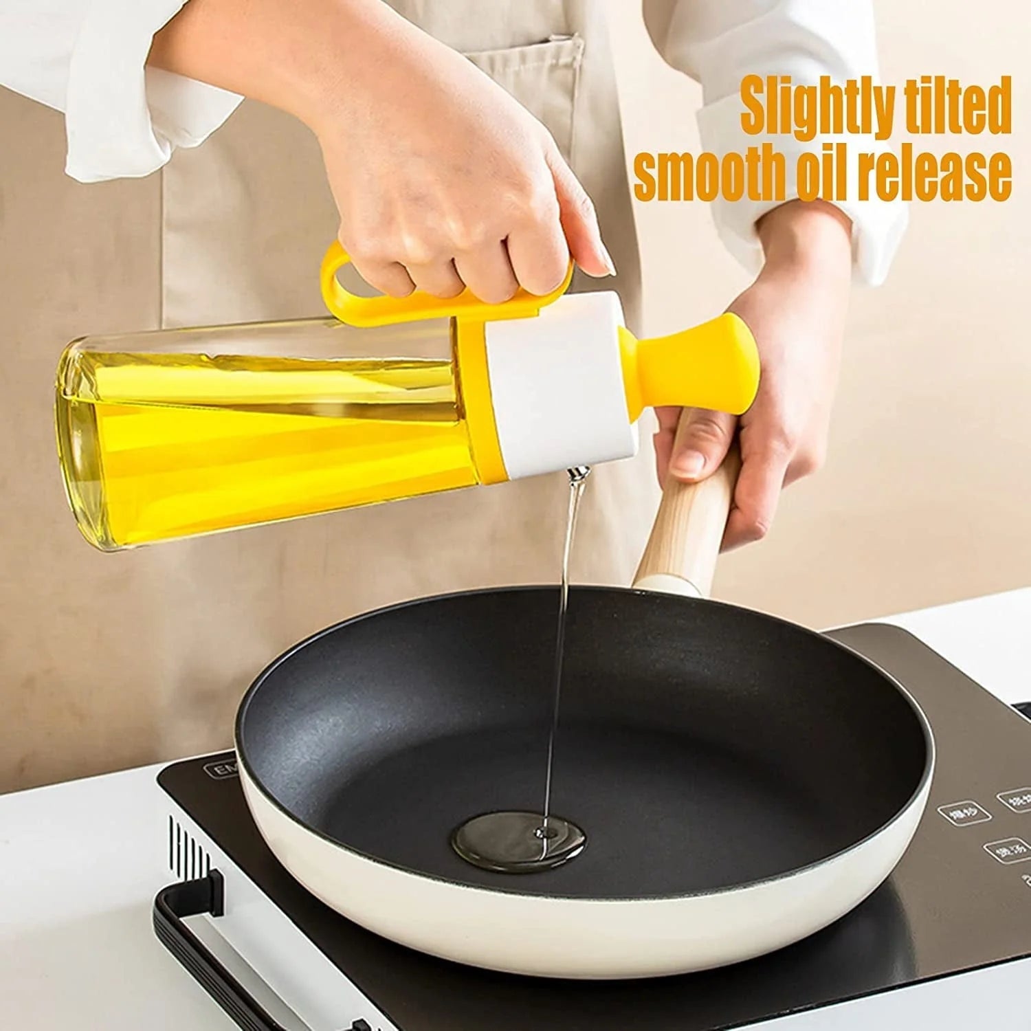 3 in 1  Oil Dispenser With Brush