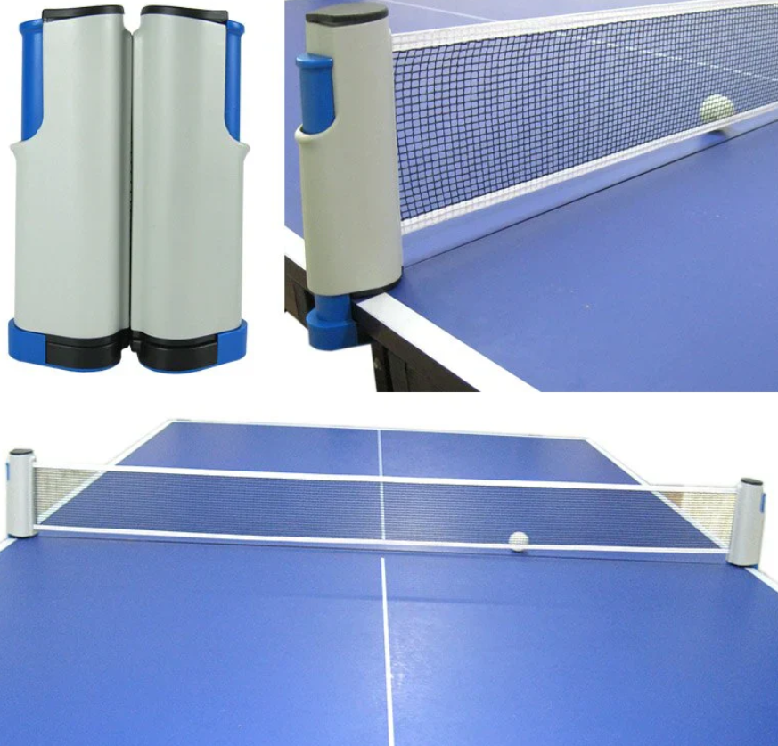 Retractable Table Tennis Net ( Includes 2 Rackets!!)