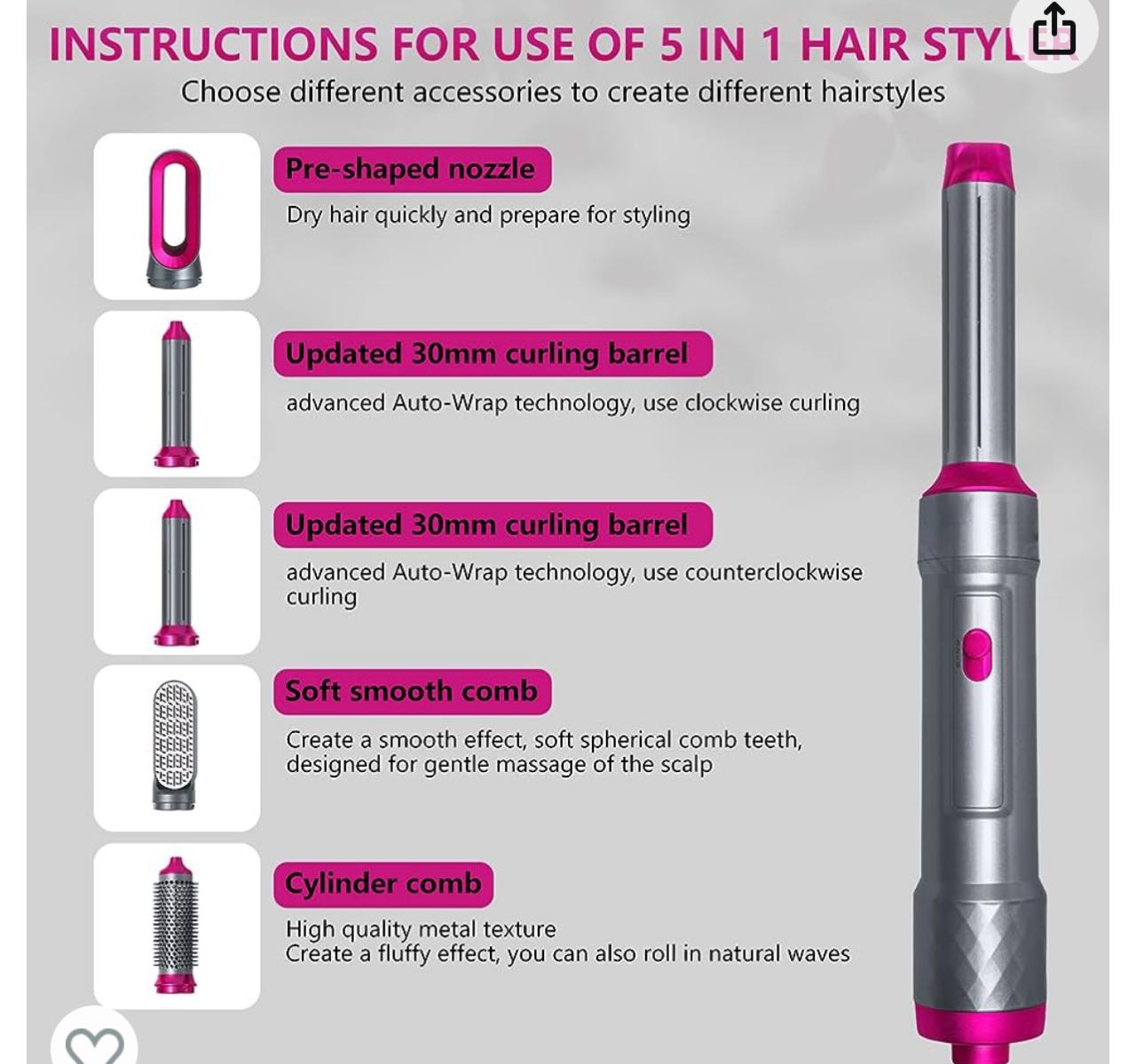 5 in 1 Hair Styler