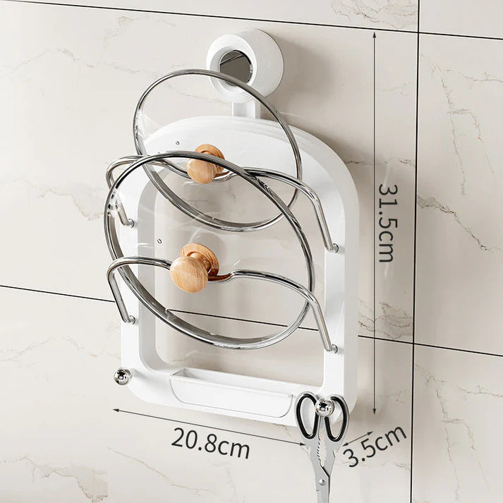 Pot Lid Holder with Hook