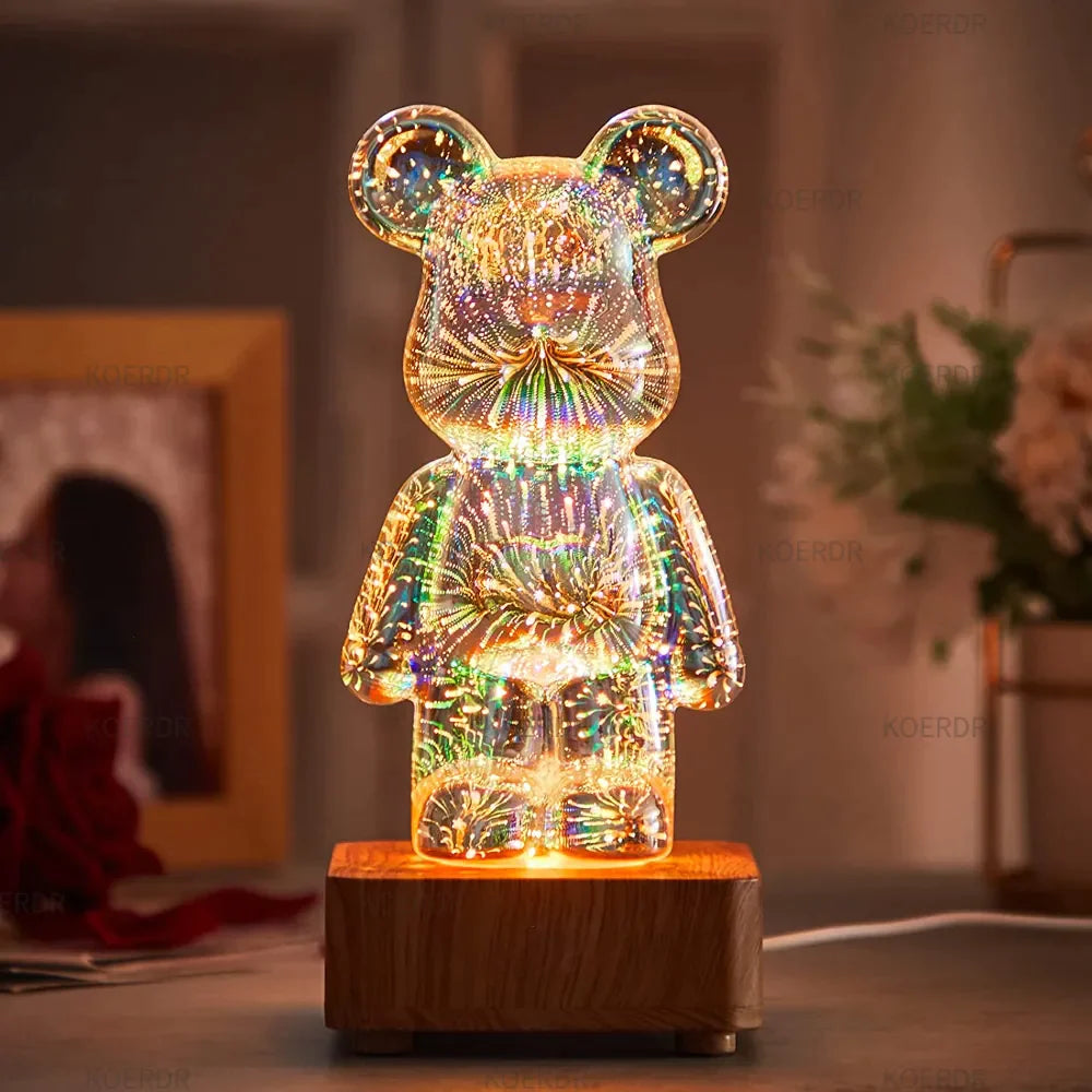 Bear Firework Lamp