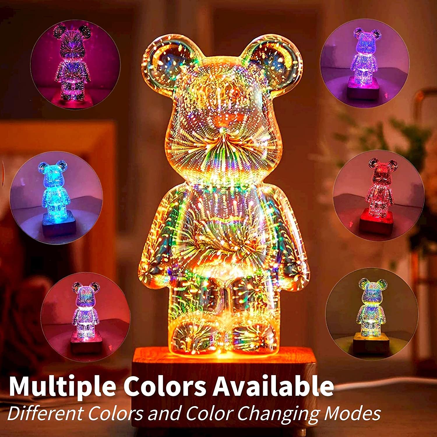 Bear Firework Lamp