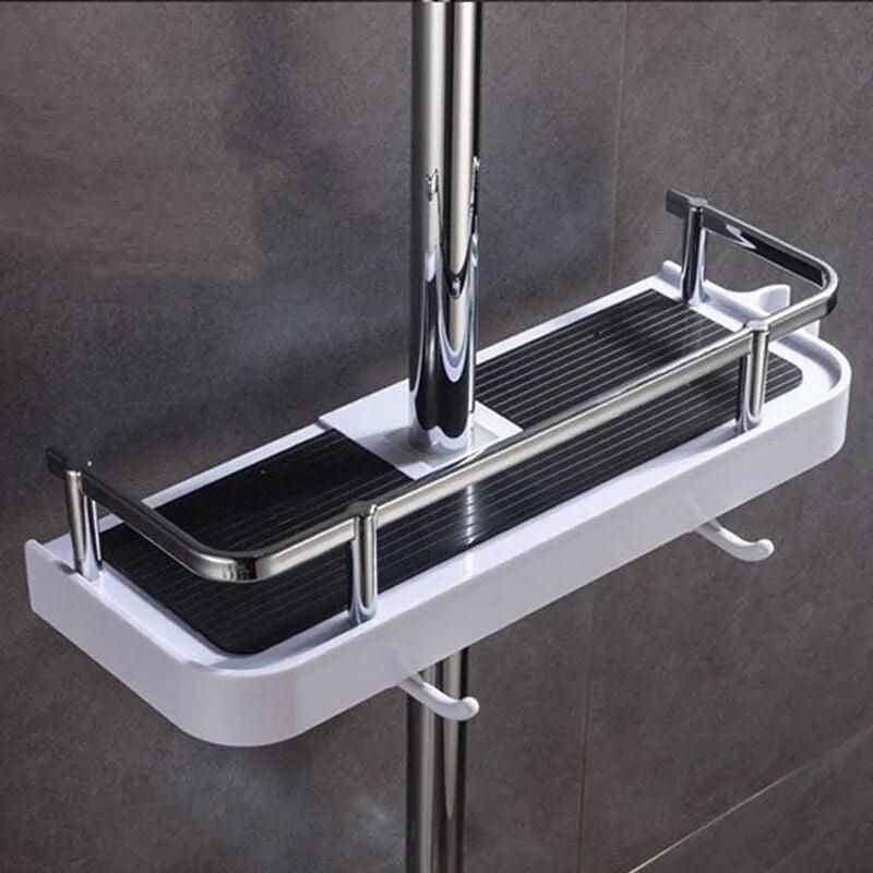 Bathroom Pole Shower Storage Rack