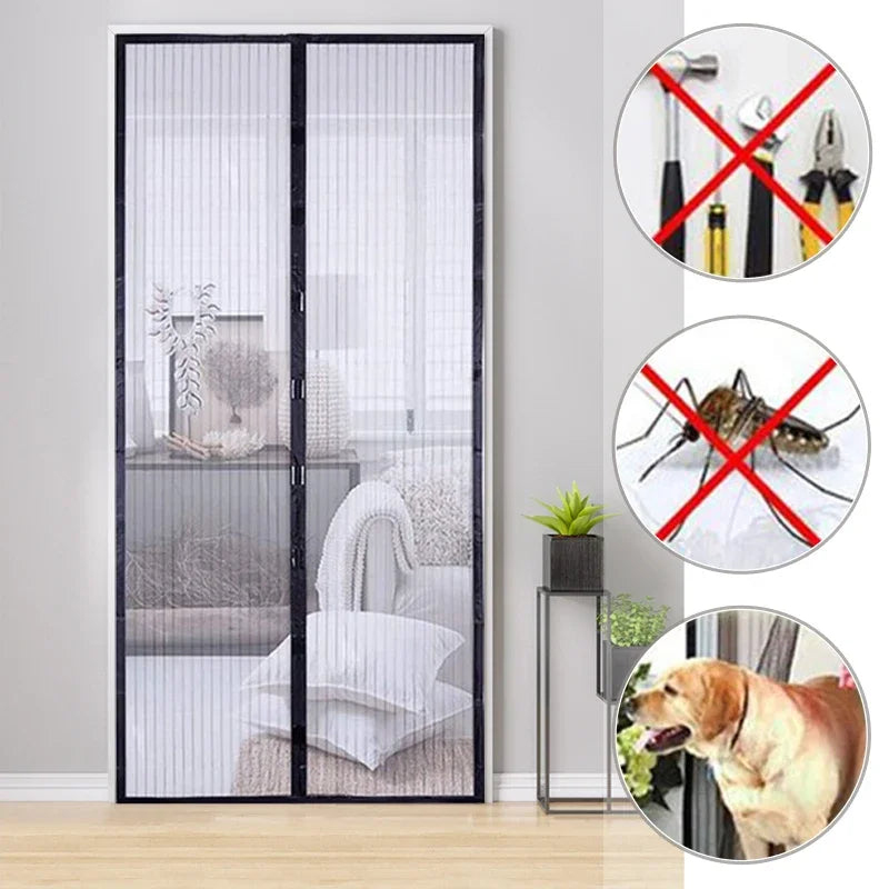 Magnetic Screen Door Curtain