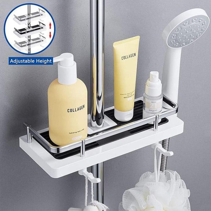 Bathroom Pole Shower Storage Rack